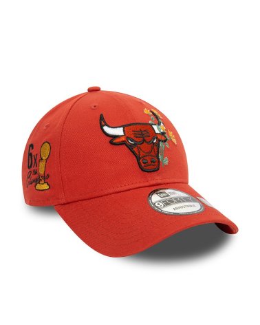 New Era 9Forty Cap Chicago Bulls with Floral Embroidery