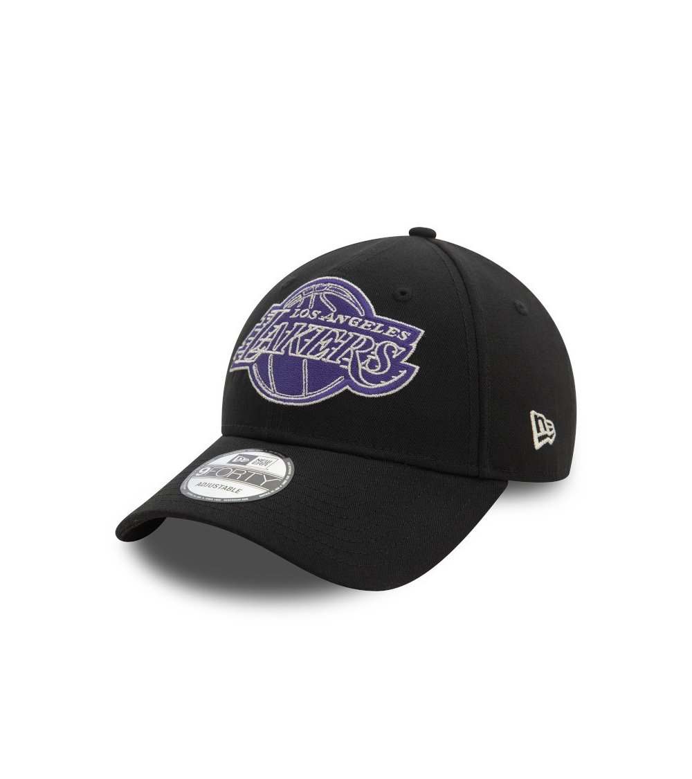 New Era gorra Los Angeles Lakers con visera curva