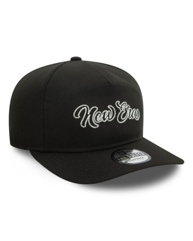 New Era cappello a visiera piatta con logo ricamato