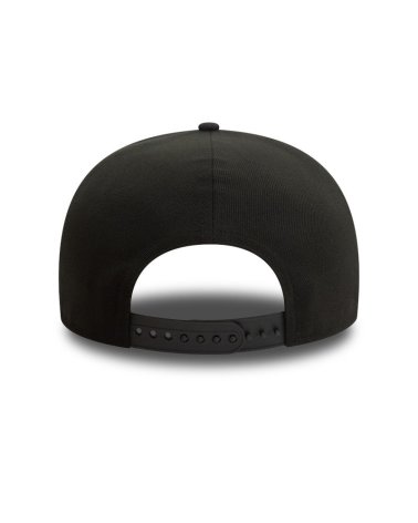 New Era flat brim cap with embroidered logo