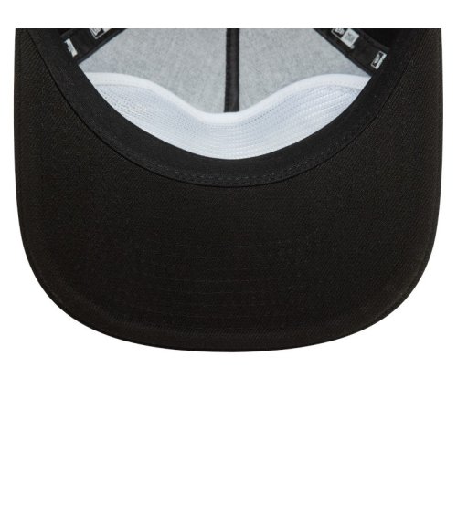 New Era flat brim cap with embroidered logo