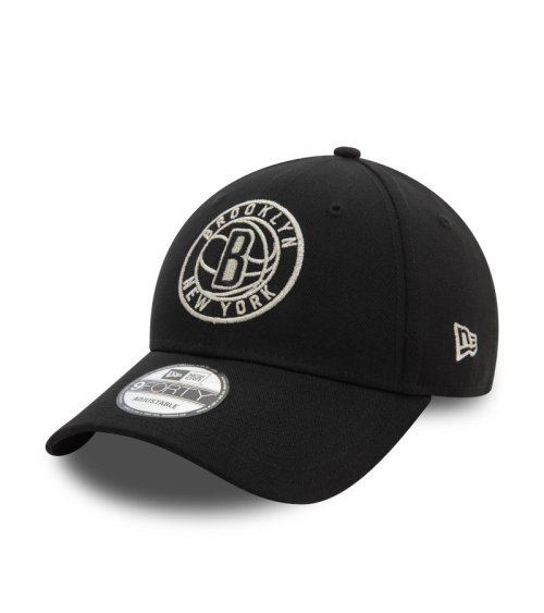 New Era cappello Brooklyn Nets visiera piatta