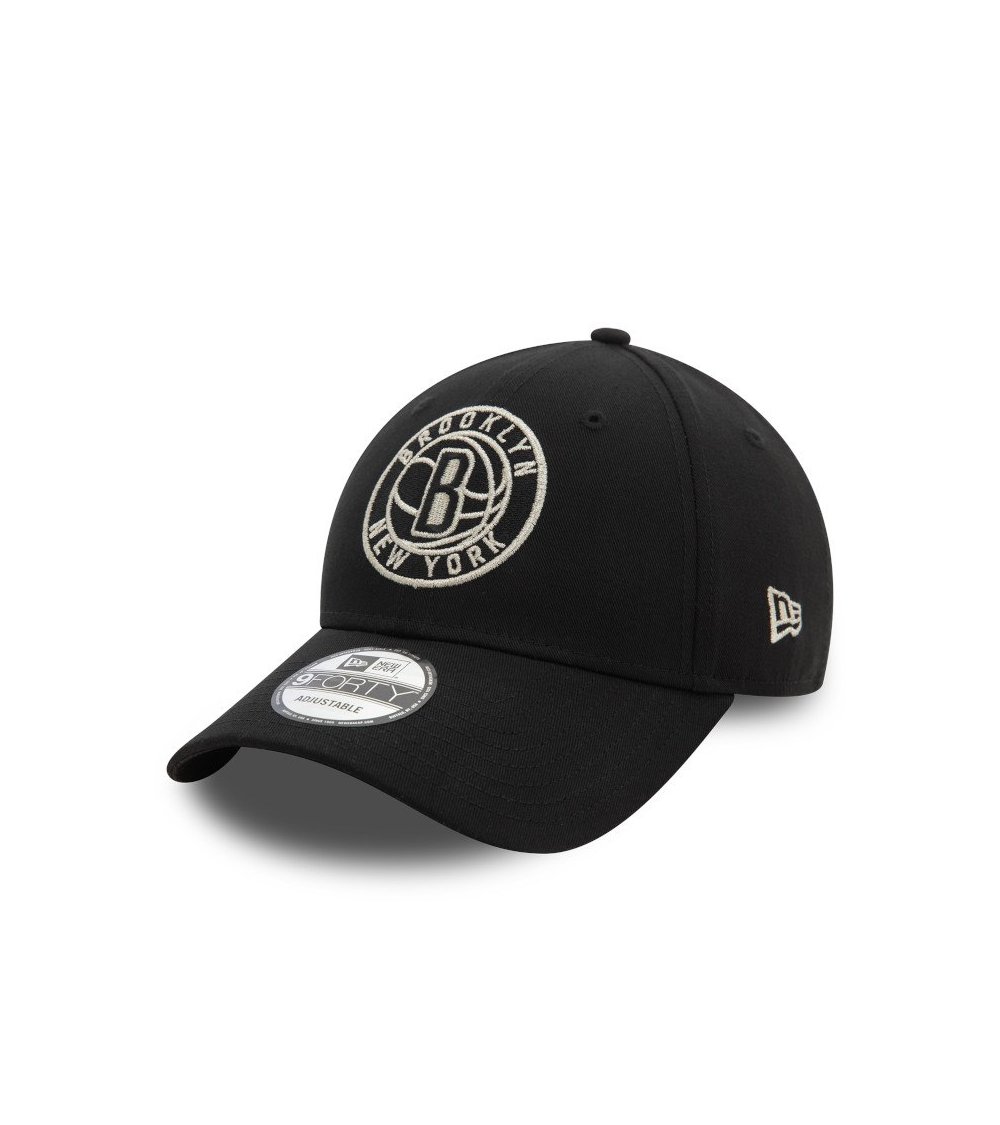 New Era Brooklyn Nets flat visor cap