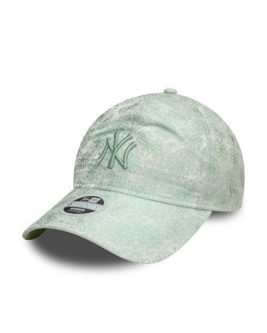 Gorra clásica New Era con visera floral