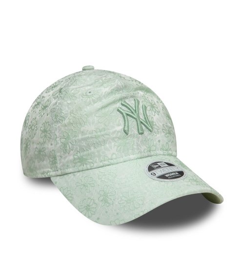 Berretto classico New Era con visiera floreale