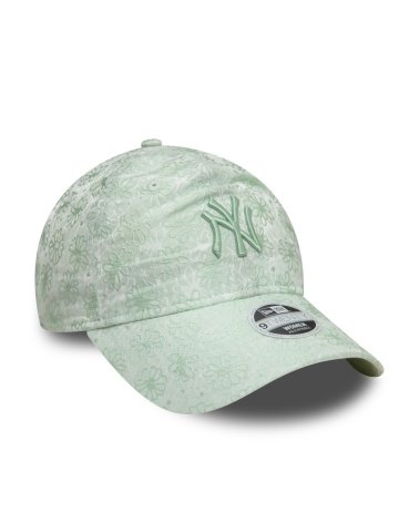Gorra clásica New Era con visera floral