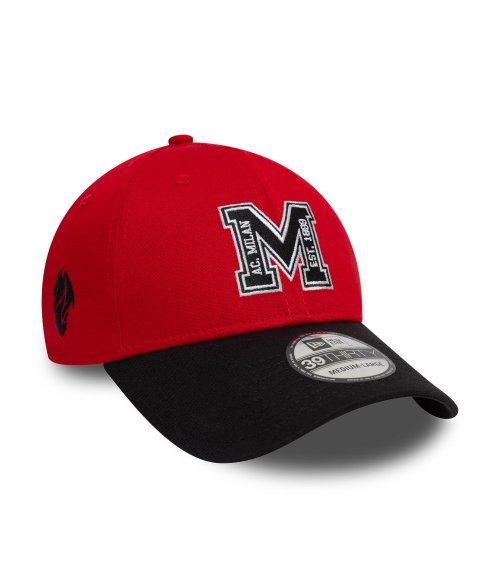 New Era cap with visor and M logo