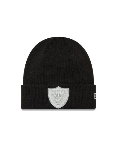 New Era Raiders knit beanie with fold
