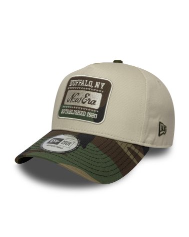 New Era Mütze mit Schirm und Vorderpatch