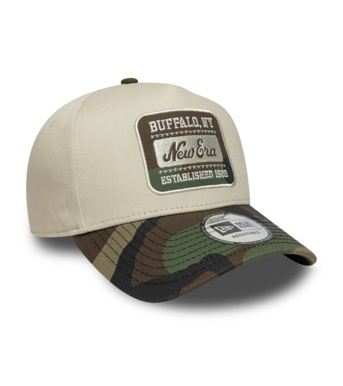 New Era Mütze mit Schirm und Vorderpatch