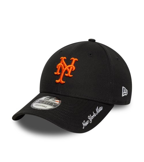 New Era Visor Script 9Forty berretto con visiera curva
