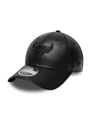 New Era leather effect 9Forty cap