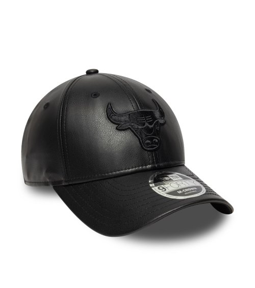 New Era leather effect 9Forty cap