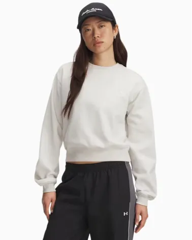 Under Armour felpa cropped donna girocollo