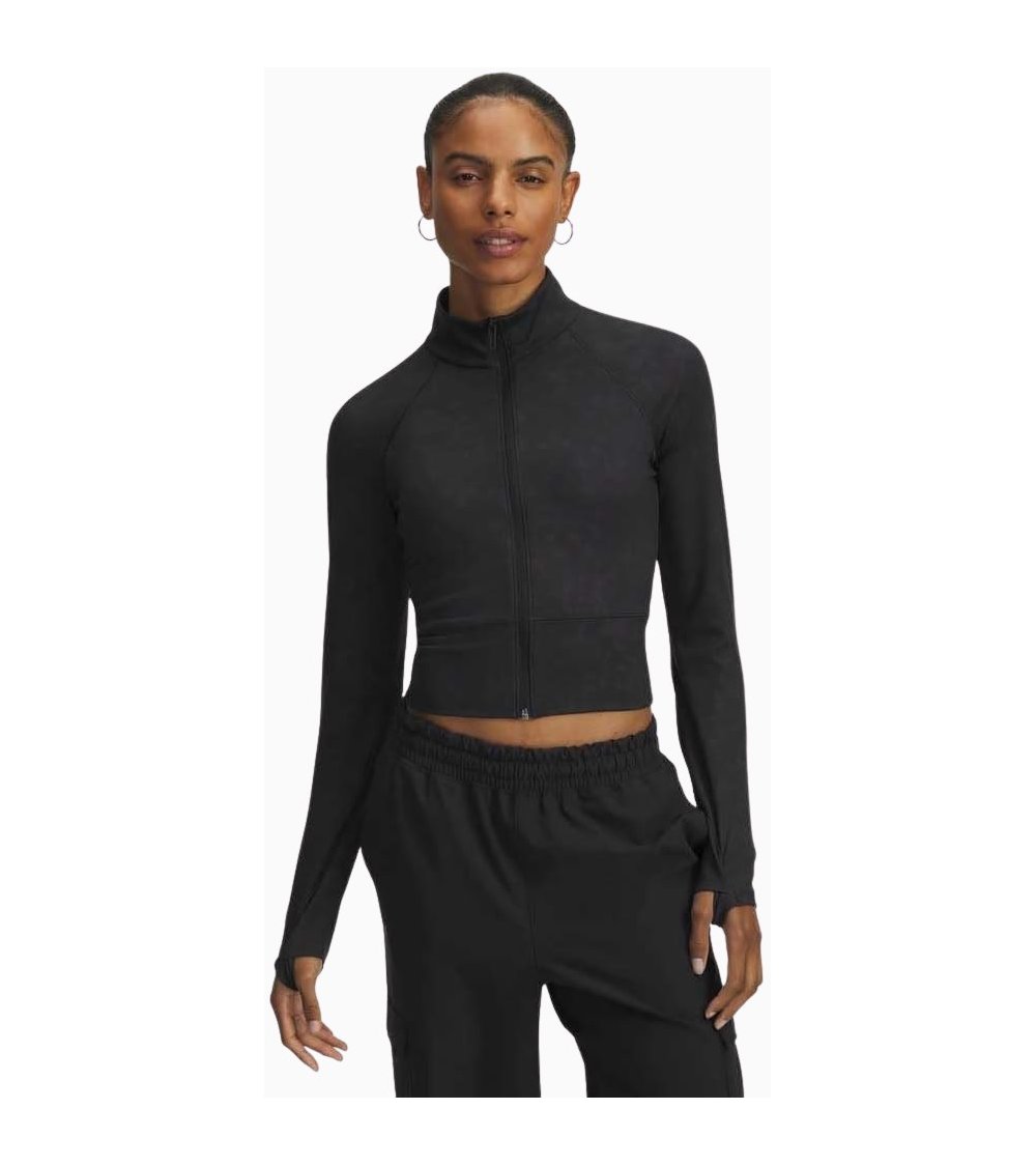 Under Armour T-shirt Zip à Manches Longues