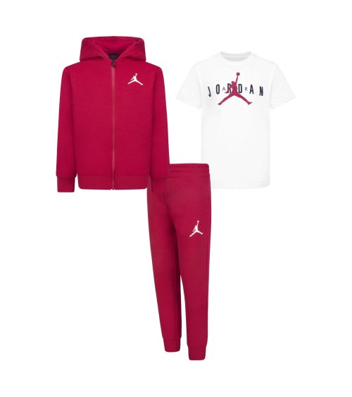 Nike Essentials tracksuit set with jacket, t-shirt, and pants
