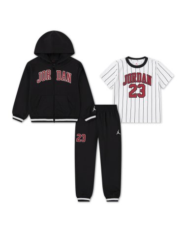 Nike completo tuta Jordan con giacca, pantaloni e t-shirt