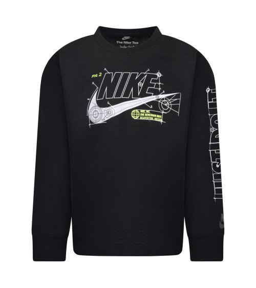 Nike camiseta de manga larga con gráfico