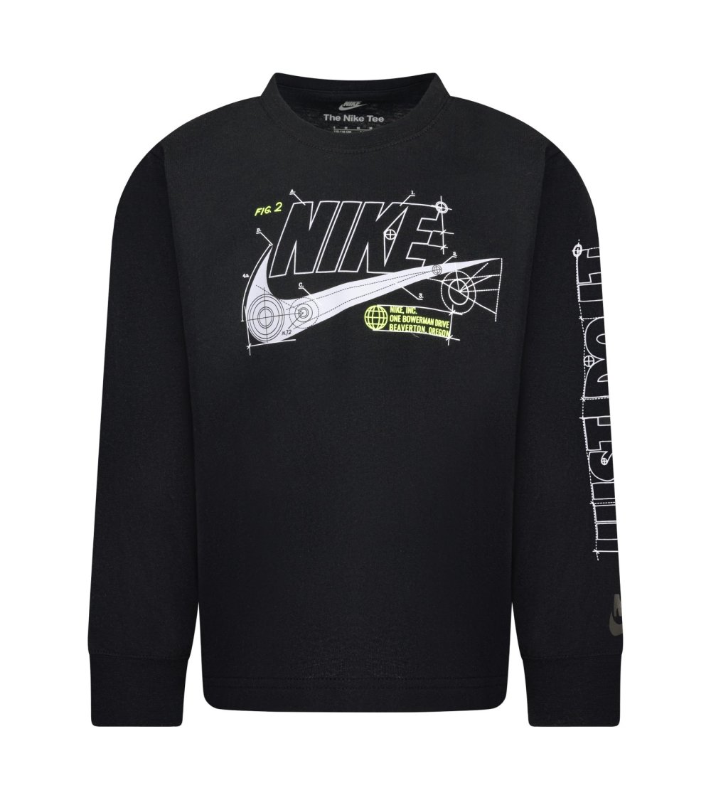 Nike maglia a maniche lunghe con grafica