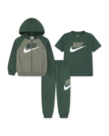 Nike tuta 3 pezzi con giacca, t-shirt e pantaloni