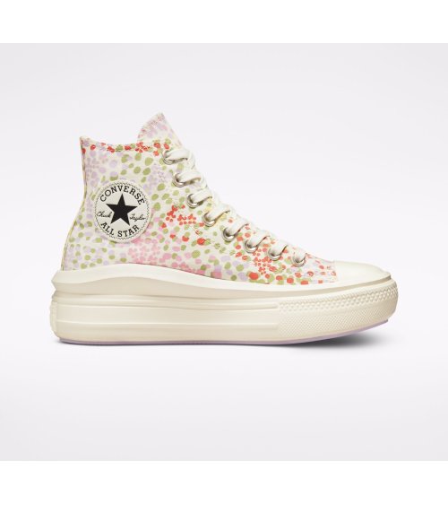 Converse high platform sneakers with laces