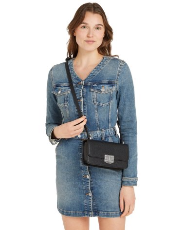 Tommy Hilfiger borsa a tracolla con flap