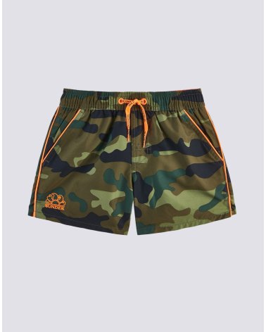 Sundek camouflage swim shorts with pockets