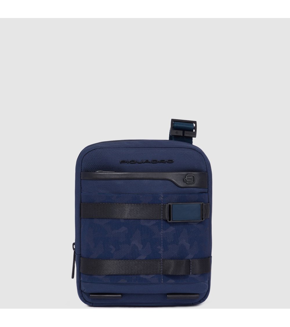 Piquadro Schultertasche mit Fronttaschen