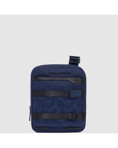 Piquadro shoulder bag with front pockets