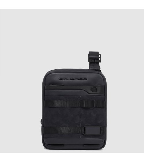 Piquadro bolso bandolera con bolsillos externos