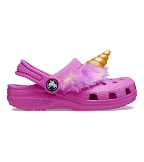 Crocs zapatillas tira unicornio