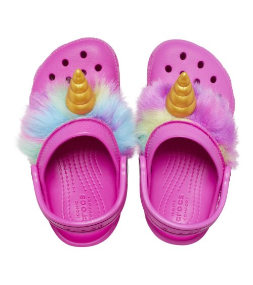 Crocs unicorn strap slippers