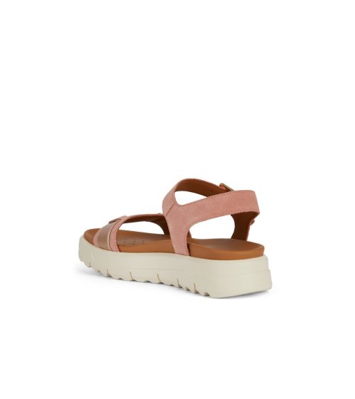 Geox sandali con fascette e suola rialzata