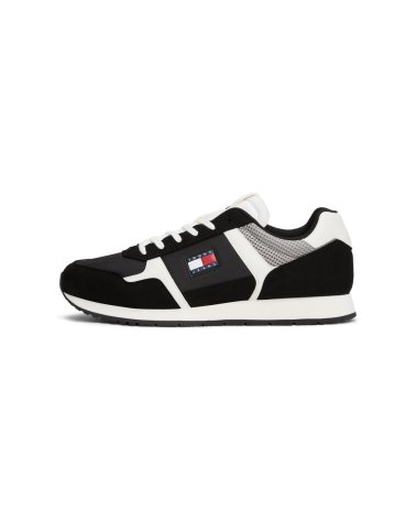 Baskets basses Tommy Hilfiger en daim et tissu