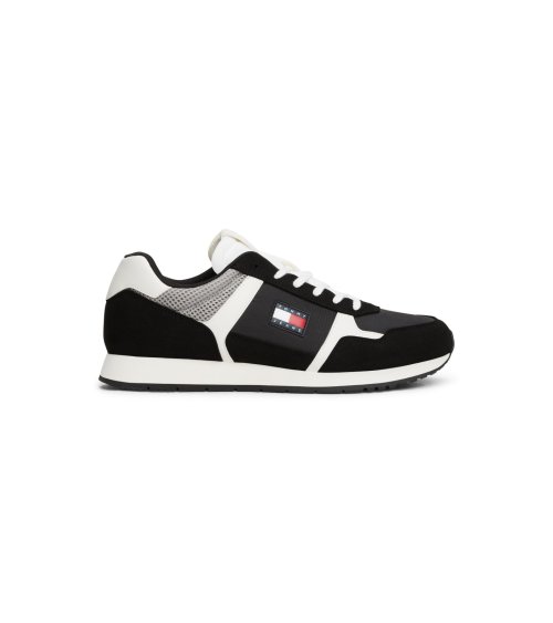 Tommy Hilfiger sneakers basse in camoscio e tessuto