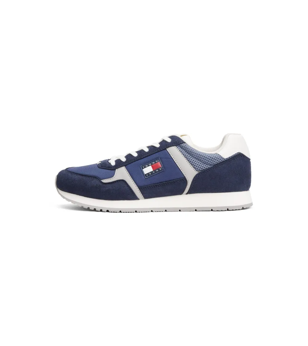 Tommy Hilfiger Sneakers niedrig aus Wildleder und Stoff