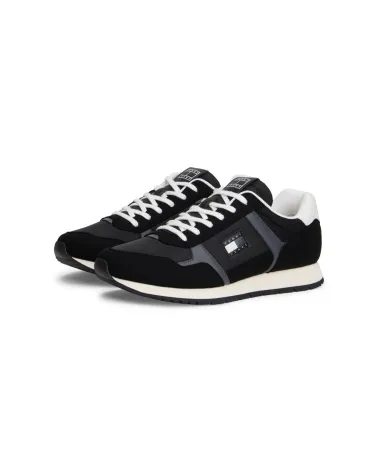 Tommy Hilfiger high sneakers with mixed upper