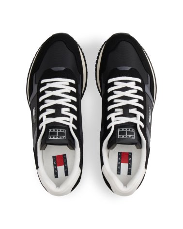 Tommy Hilfiger sneakers alte con tomaia mista
