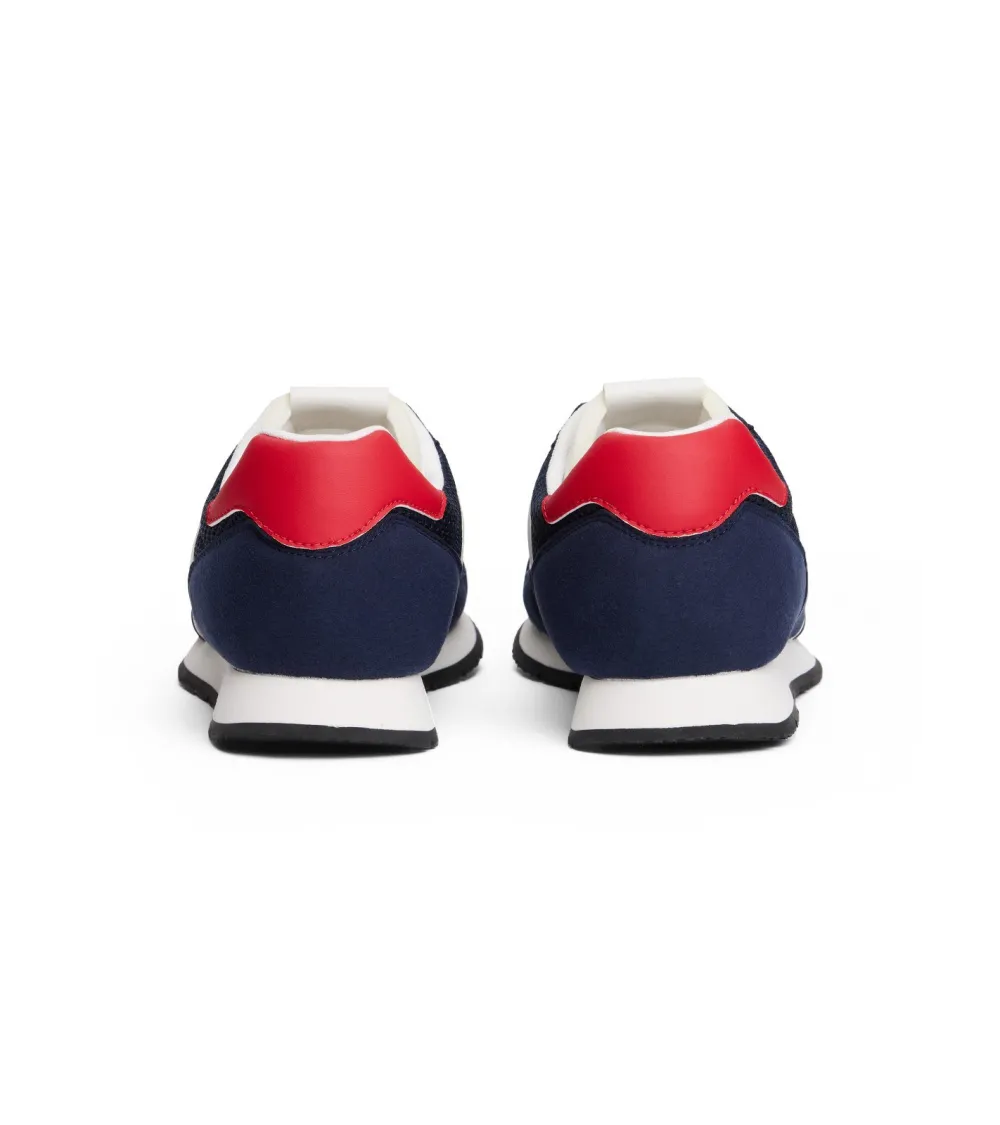 Tommy Hilfiger high sneakers with mixed upper