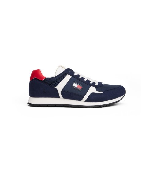 Tommy Hilfiger sneakers alte con tomaia mista