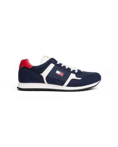 Tommy Hilfiger sneakers alte con tomaia mista