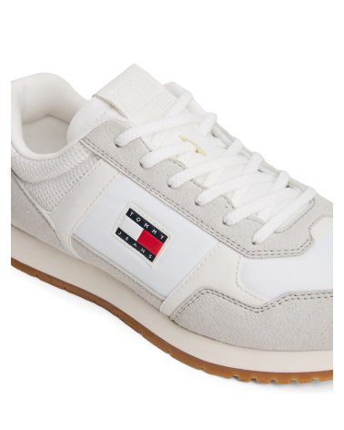 Tommy Hilfiger high sneakers with mixed upper