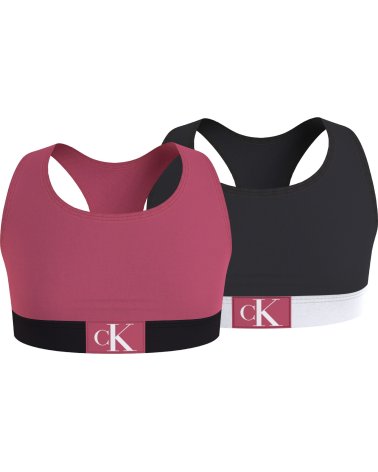 Calvin Klein 2 pack bralette sportivi