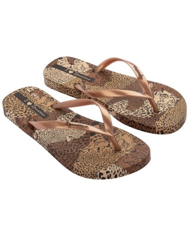Ipanema animal print flip-flops