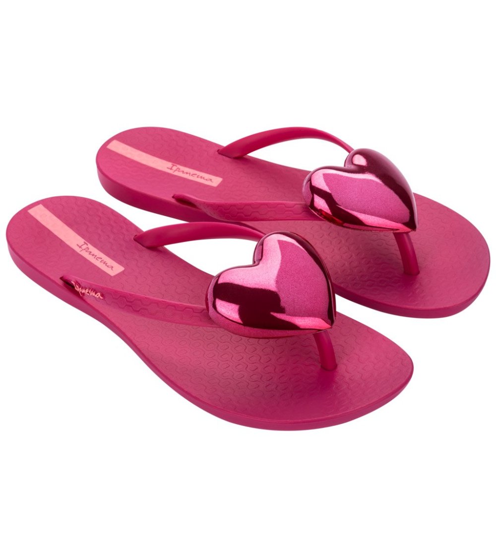 Ipanema heart flip-flops