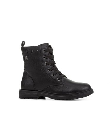 Geox lace-up synthetic leather boots