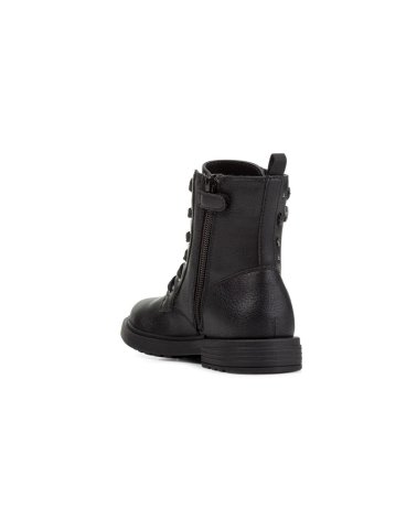 Geox lace-up synthetic leather boots