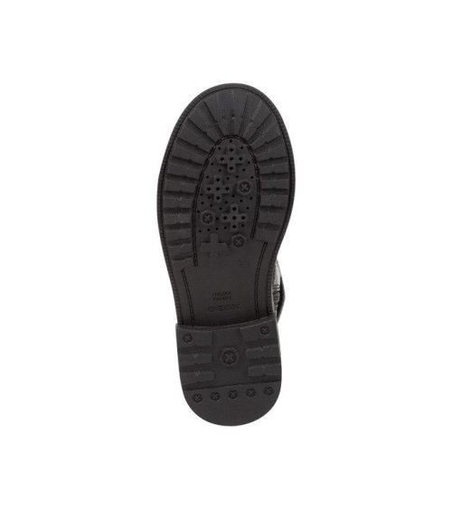 Geox lace-up synthetic leather boots