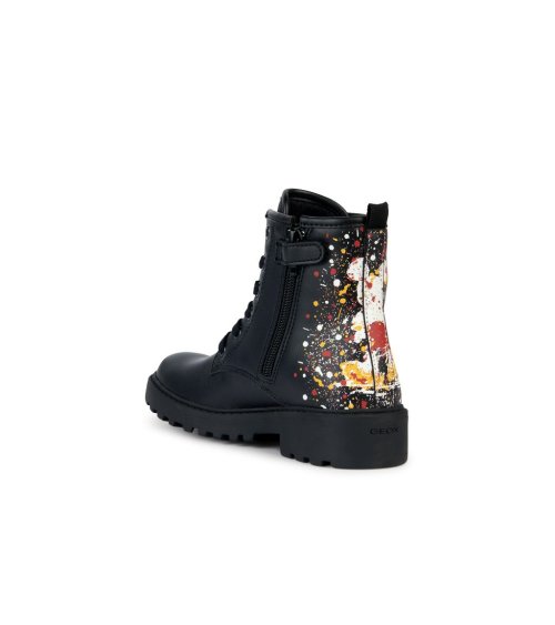 Geox bottines avec lacets synthétiques