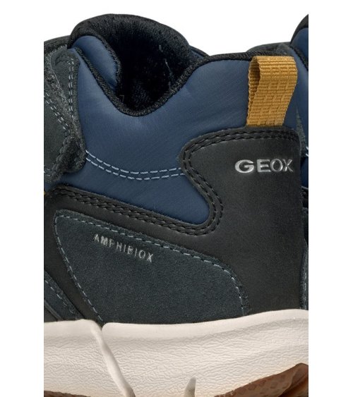 Geox stivaletti con chiusura a strappo